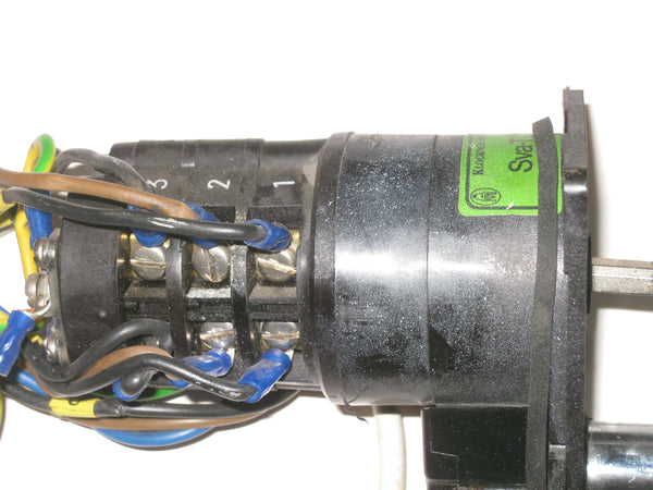 Used Switch Assembly for Polar 76 EM paper cutter. 212114 Klockner Moeller Sva-T2/e
